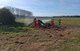 Brandweer blust buitenbrand op Mienscheer