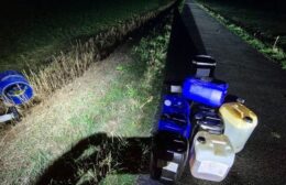 Drugsafval gedumpt in Oostwold (wk)