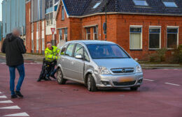 Auto’s botsen in Noordwiek