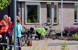 Hulpdiensten rukken uit voor gevallen fietsster