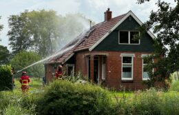 Uitslaande brand in Niekerk