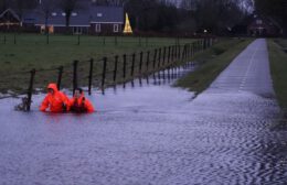 Brandweer zoekt naar drenkeling bij Steenbergen Video